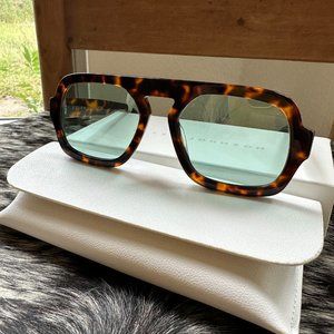Elisa Johnson Jane Sunglasses Brown Tortoise